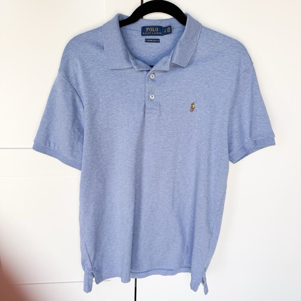 Polo by Ralph Lauren Light Blue Men's Polo Shirt